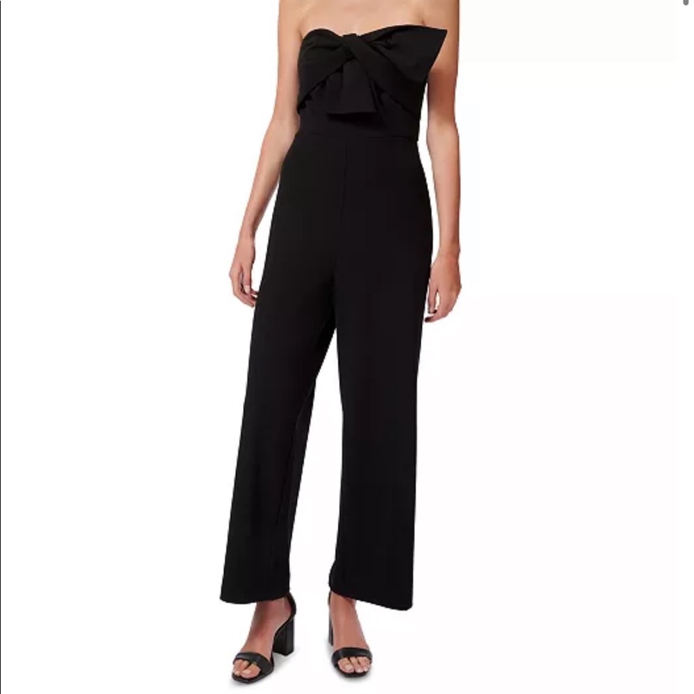 Sam Edelman strapless bow tie jumpsuit